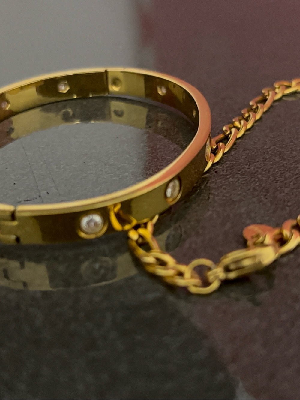 Gold Tone Accent Bracelets